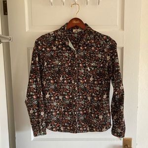 👚 [Cowgirl Up] Western Cotton Corduroy Shirt, Size L, EUC